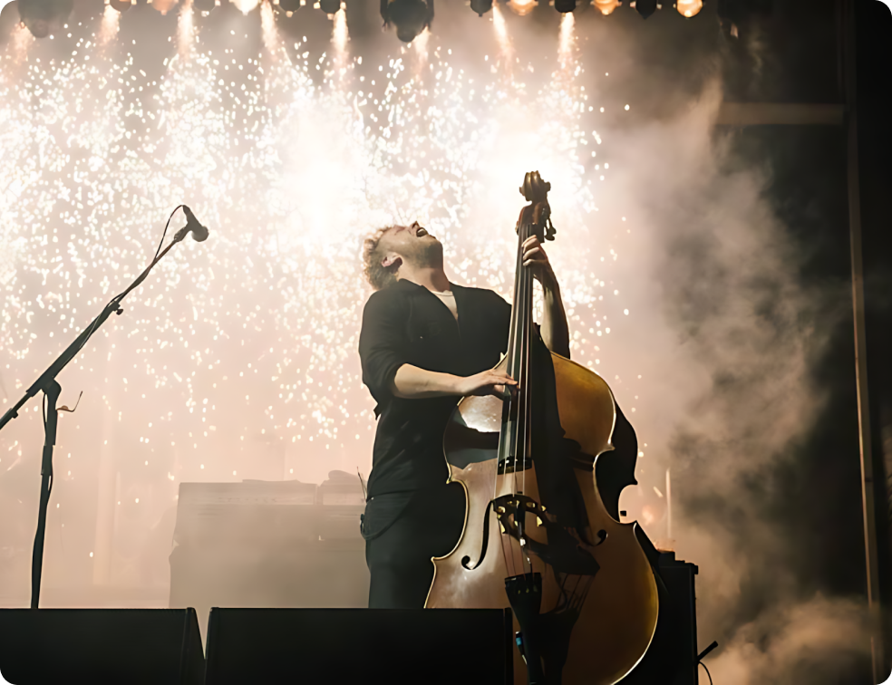 man Playing Cello | Concert and festival fx